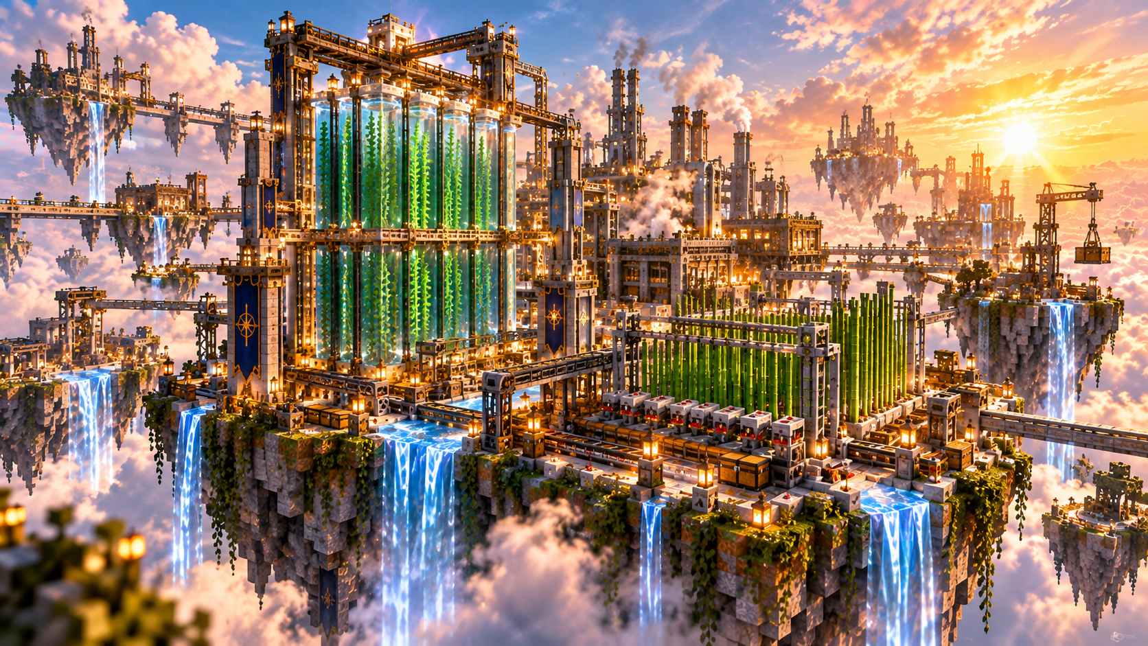 Industrial islands for company operations