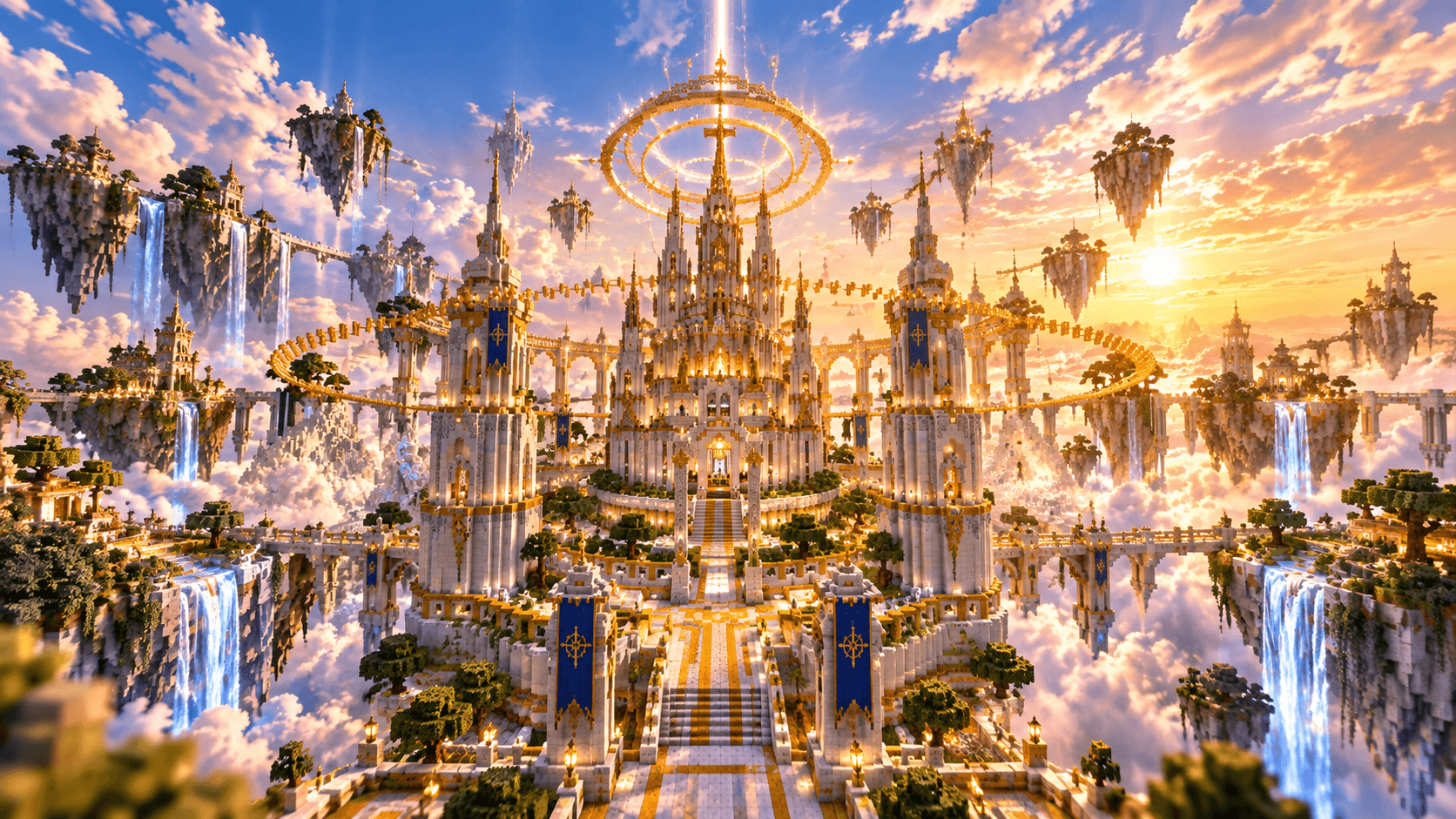 SkyCity — the crown of Skyworld above the clouds