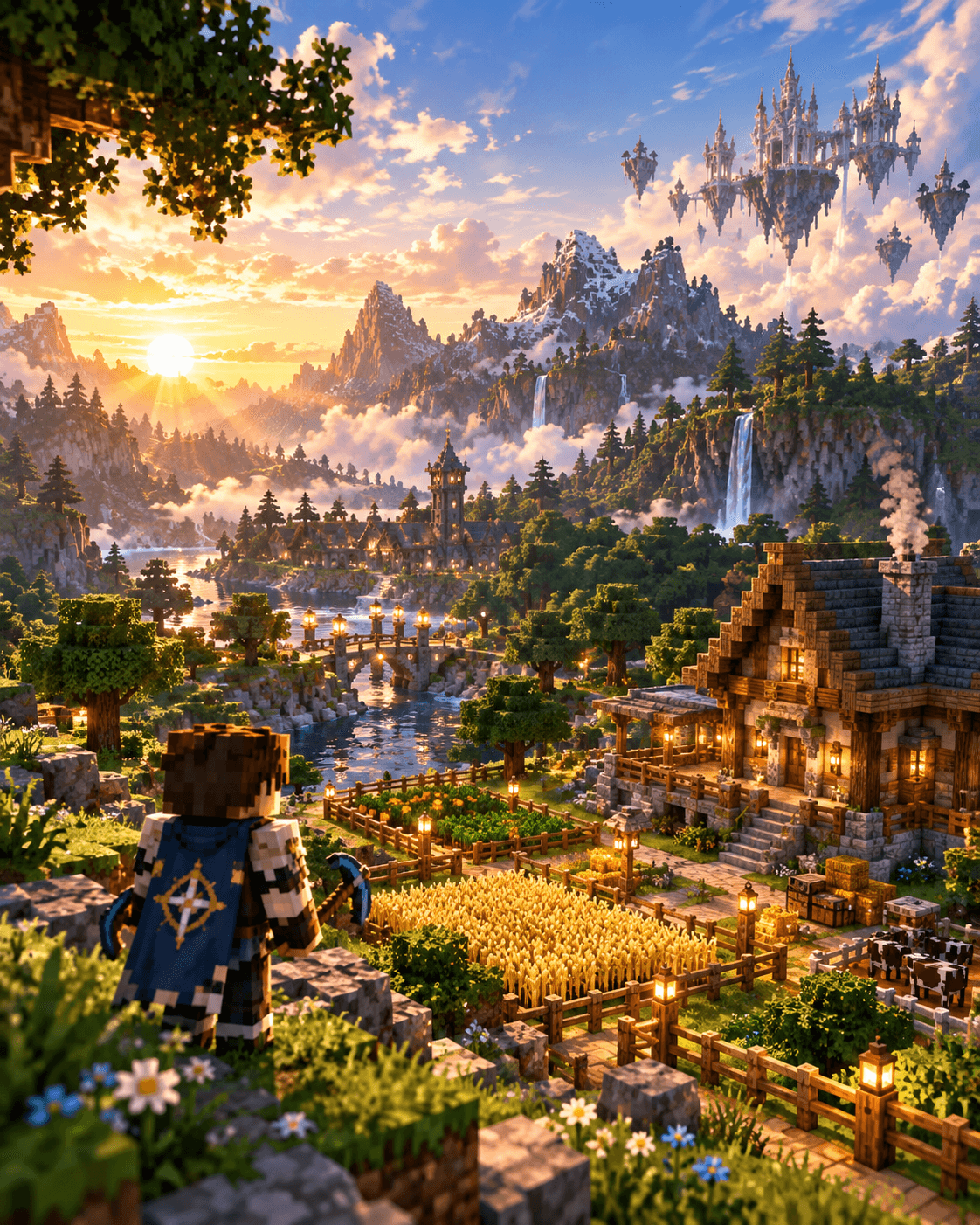 Concept artwork — Overworld survival and farming